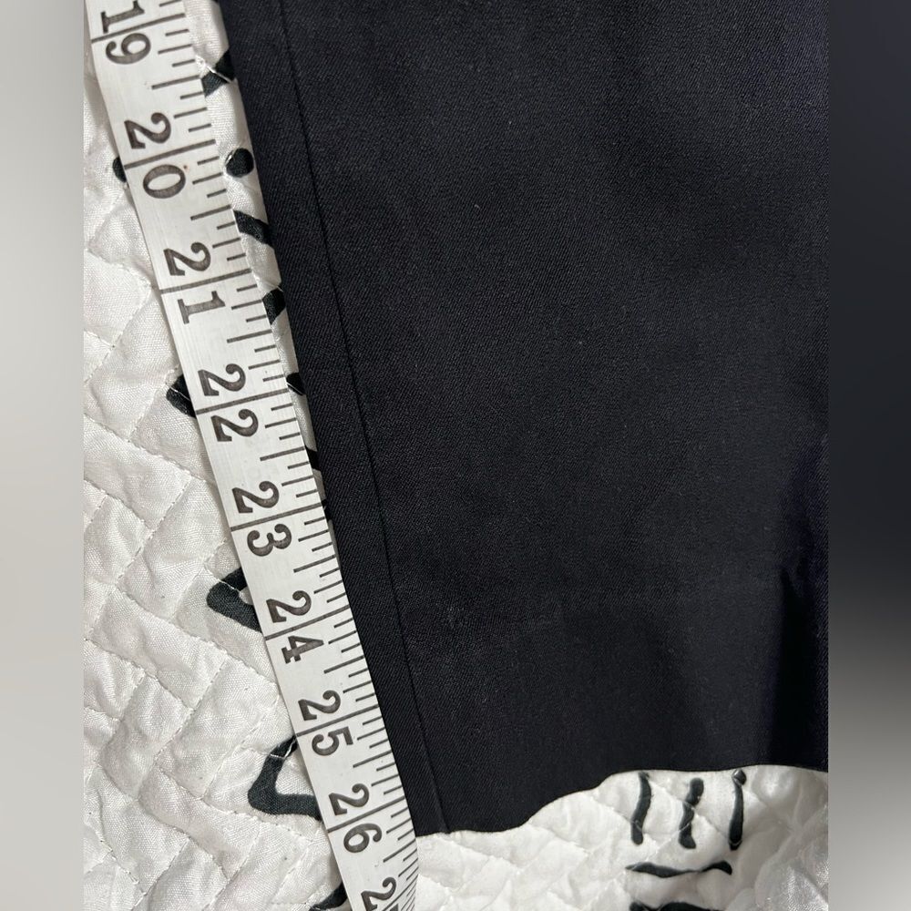 Everlane black size 8 trouser pants pull on side zipper skinny - Picture 6 of 8